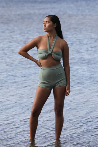 TAYLOR BIKINI TOP - CHOCOLATE SHIMMER