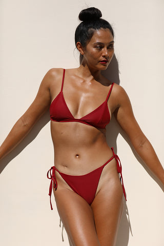 ROSE BIKINI BOTTOM - TERRACOTTA